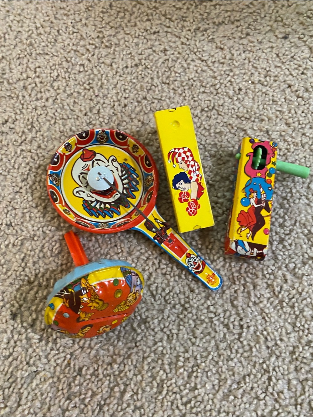 Vintage noise maker lot
